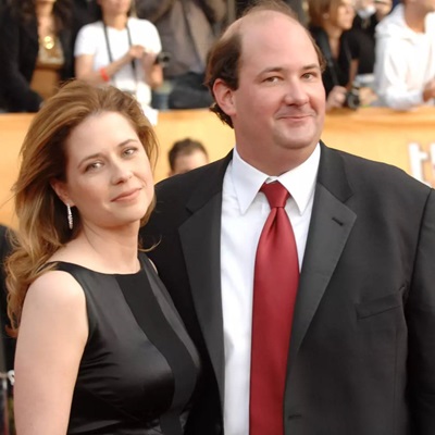 Brian Baumgartner with his first wife Julia Fisher. 